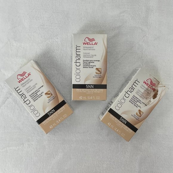 Wella Colorcharm 5NN Color Intense Light Brown (New and Unopened) (x Lot of 3) - Picture 1 of 2